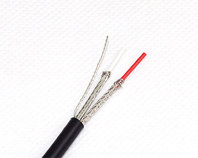 2芯铁氟龙编织屏蔽线定造