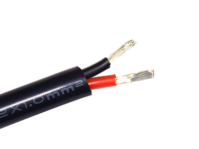 High Temp Resistant 200 Degree Silicone Rubber Insulated 2 Core Wire Cable