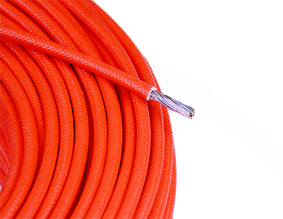 Silicone Fiberglass Braid Wire 4.0mm2 Tinned Copper Wire 4.5mm