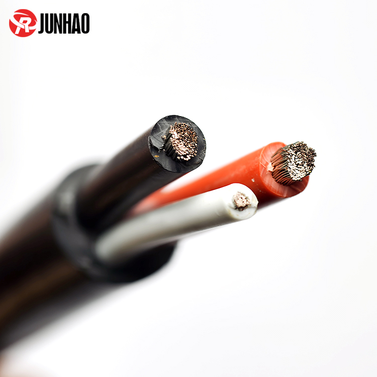 3 Core PVC Cable 2x10AWG +1x15AWG Red/Black/White Industrial Power Wire