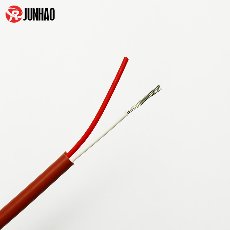 0.3mm? 2 Core Sensor Cable - FEP Silicone Jacket Red/White 200°C